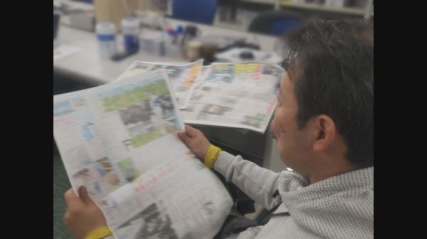 番組作りに欠かせない「スポーツ新聞」!!ネットには出てこない貴重な情報が満載デス！メディア制作センター　Y・T