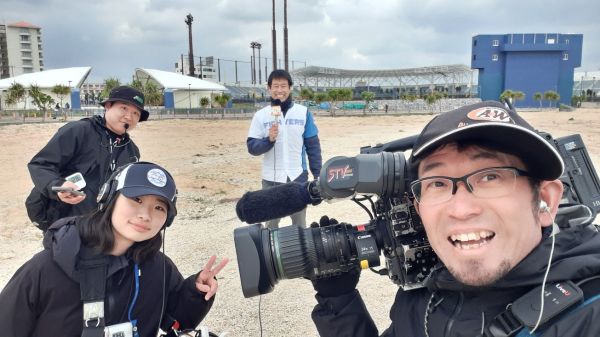 数年振りのファイターズ沖縄キャンプ。沖縄と言うだけで楽しいことしかない♪撮影・技術センター　かみの